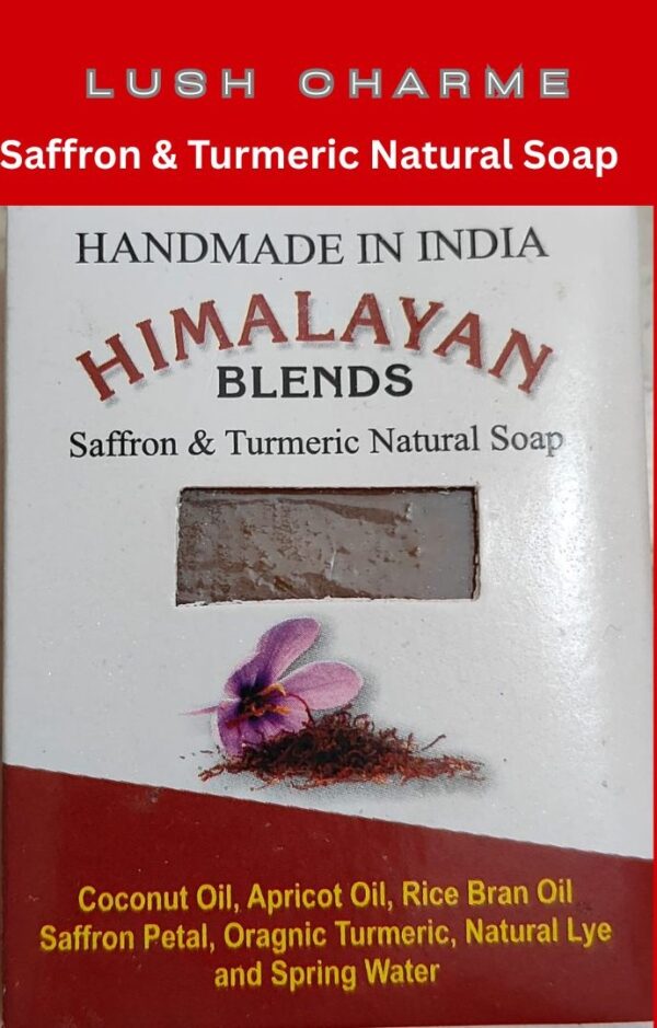Saffron and Turmaric Natural Soap